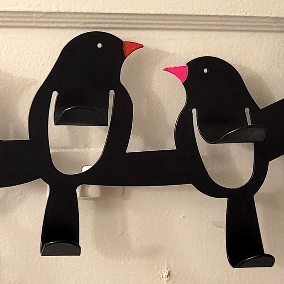 Wrought Iron Over-the-Door Hooks (10 hooks) for Jackets & Coats - Picture 2 of 2